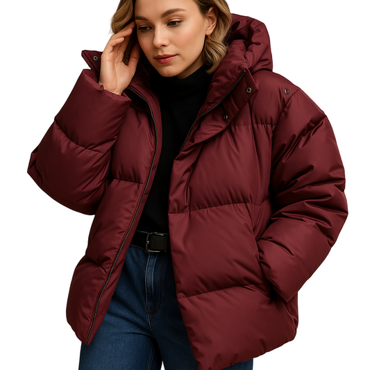 Vadderad Damjacka – Lätt, Värmande & Vattenavvisande för Vinter