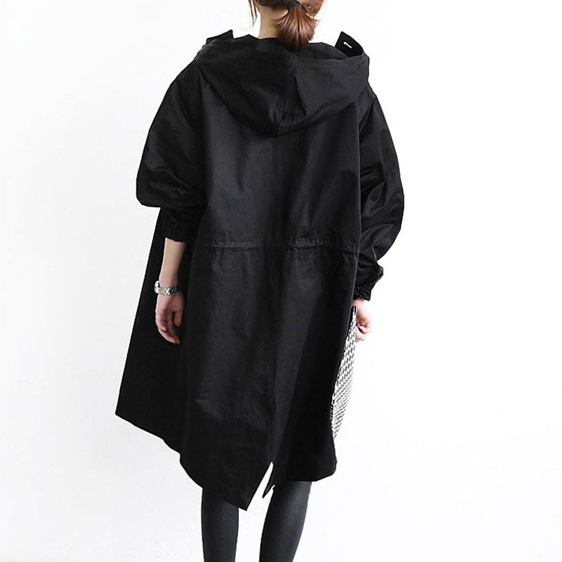 Damjacka Vattentät Trenchcoat Modern Design för Vardagsbruk
