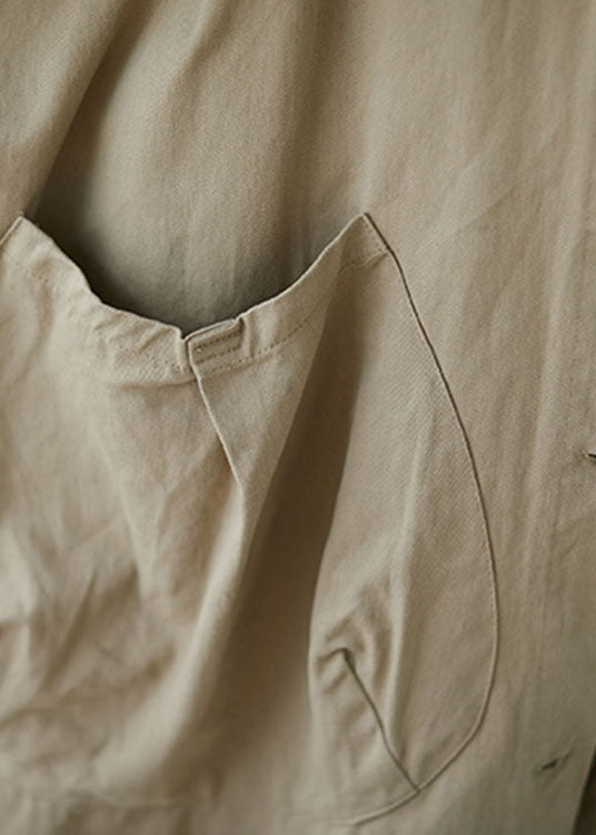 Khaki Kappa med Huva – Trendig & Funktionell Ytterjacka - Dam