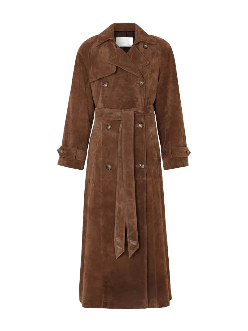 Longline Trench Coat – Elegant & Chic Kappa - Dam