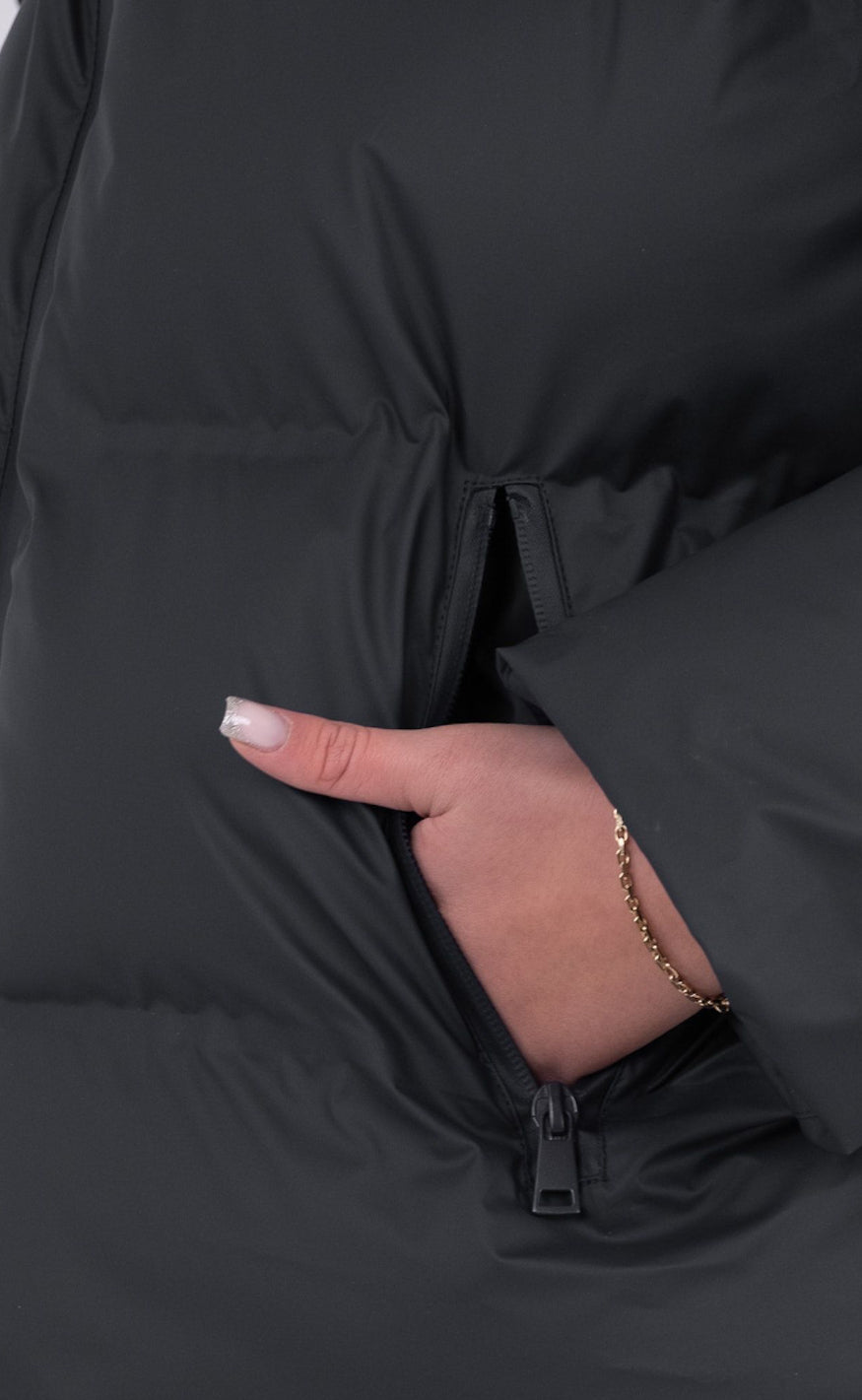 Dam Vinterjacka Modern Design Värmande Polyester