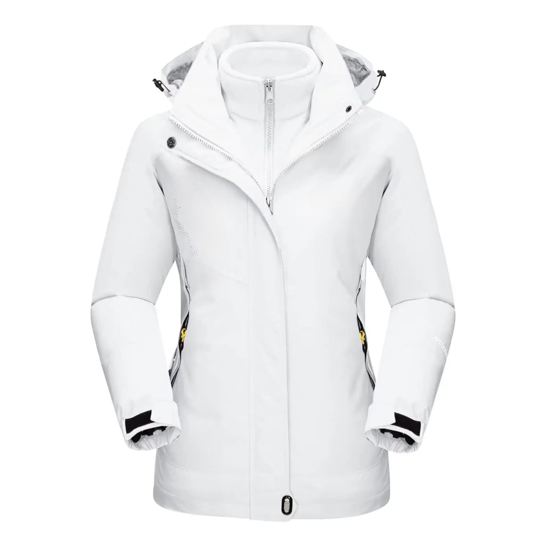 Damjacka i fleecefoder